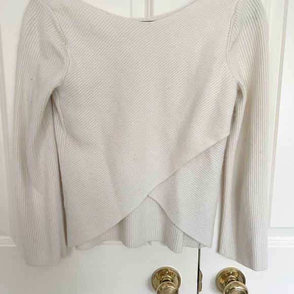 Babaton sweater in cream- Cross back - size small - Picture 2 of 2